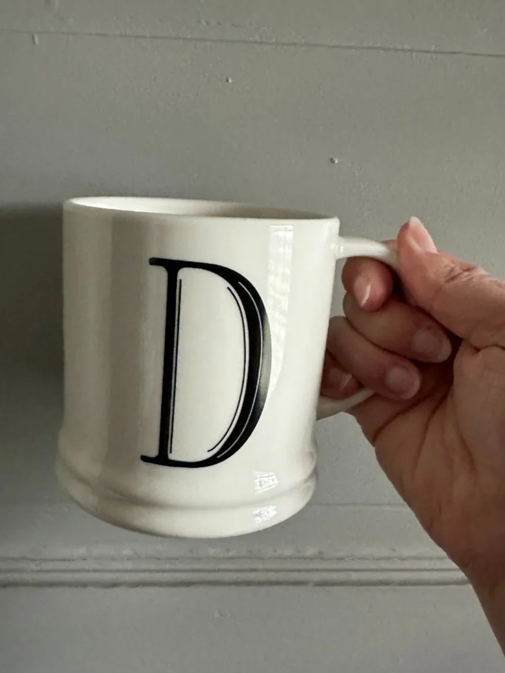 D Initial Mug
